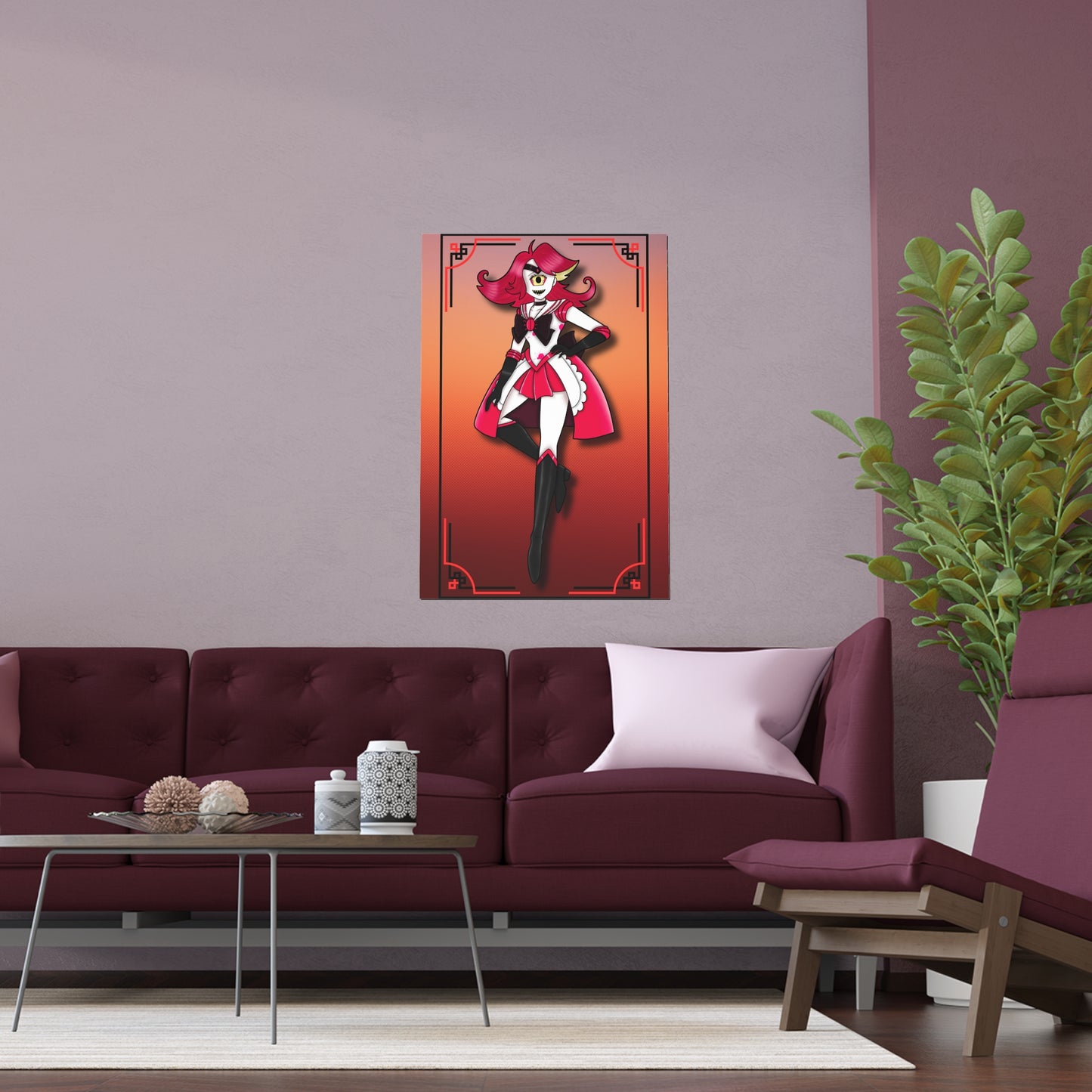 Space Warrior Niffty Indoor and Outdoor Silk Posters