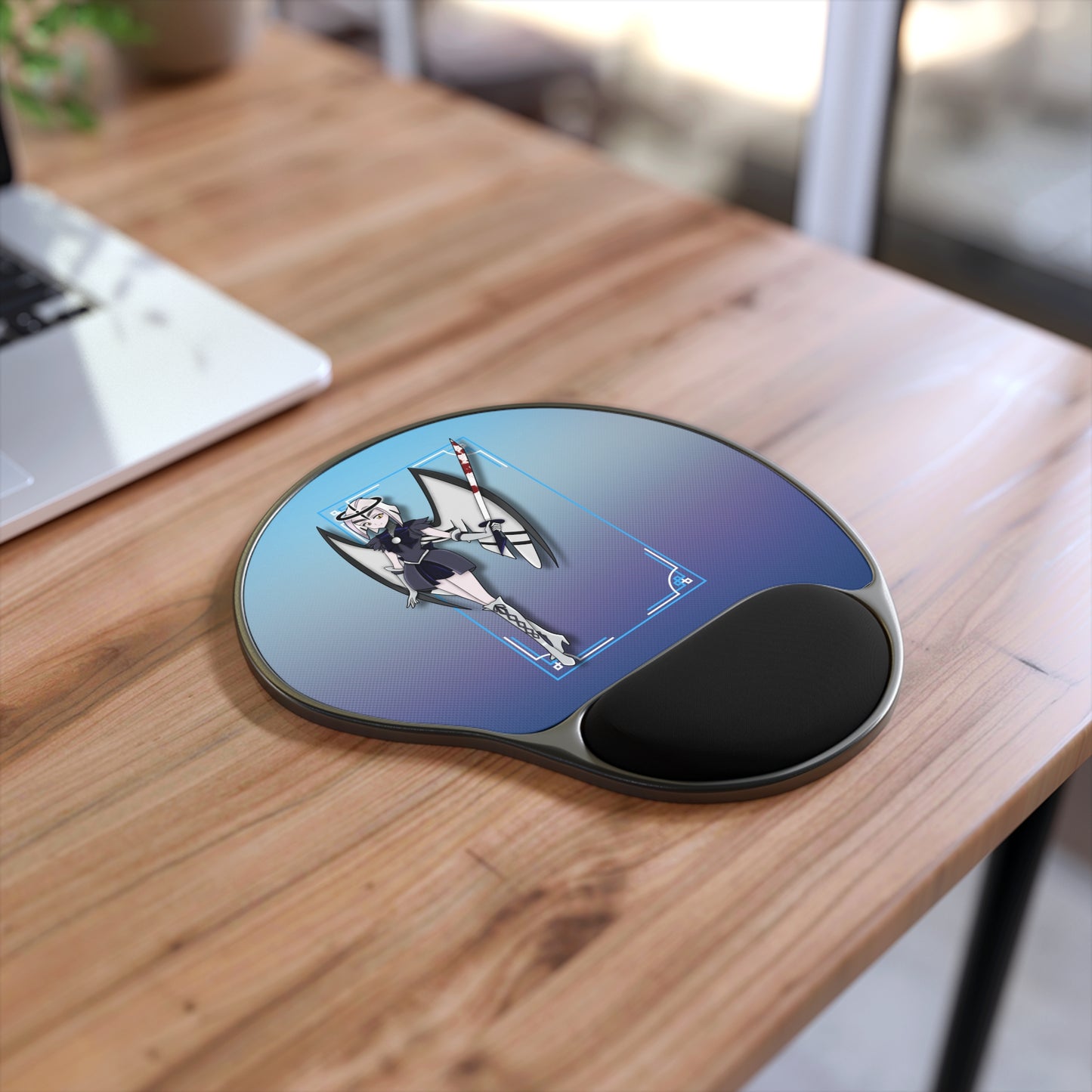 Space Warrior Lute Mouse Pad With Wrist Rest