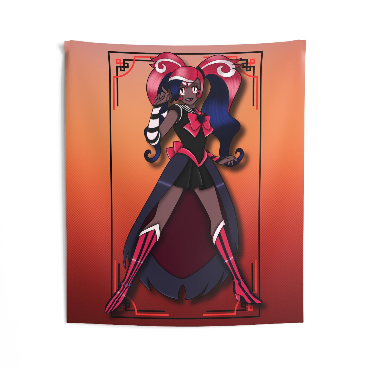 Space Warrior Velvette Indoor Wall Tapestries