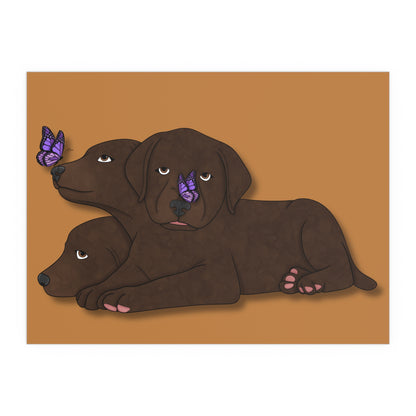 Cerberus Puppy Indoor and Outdoor Silk Posters