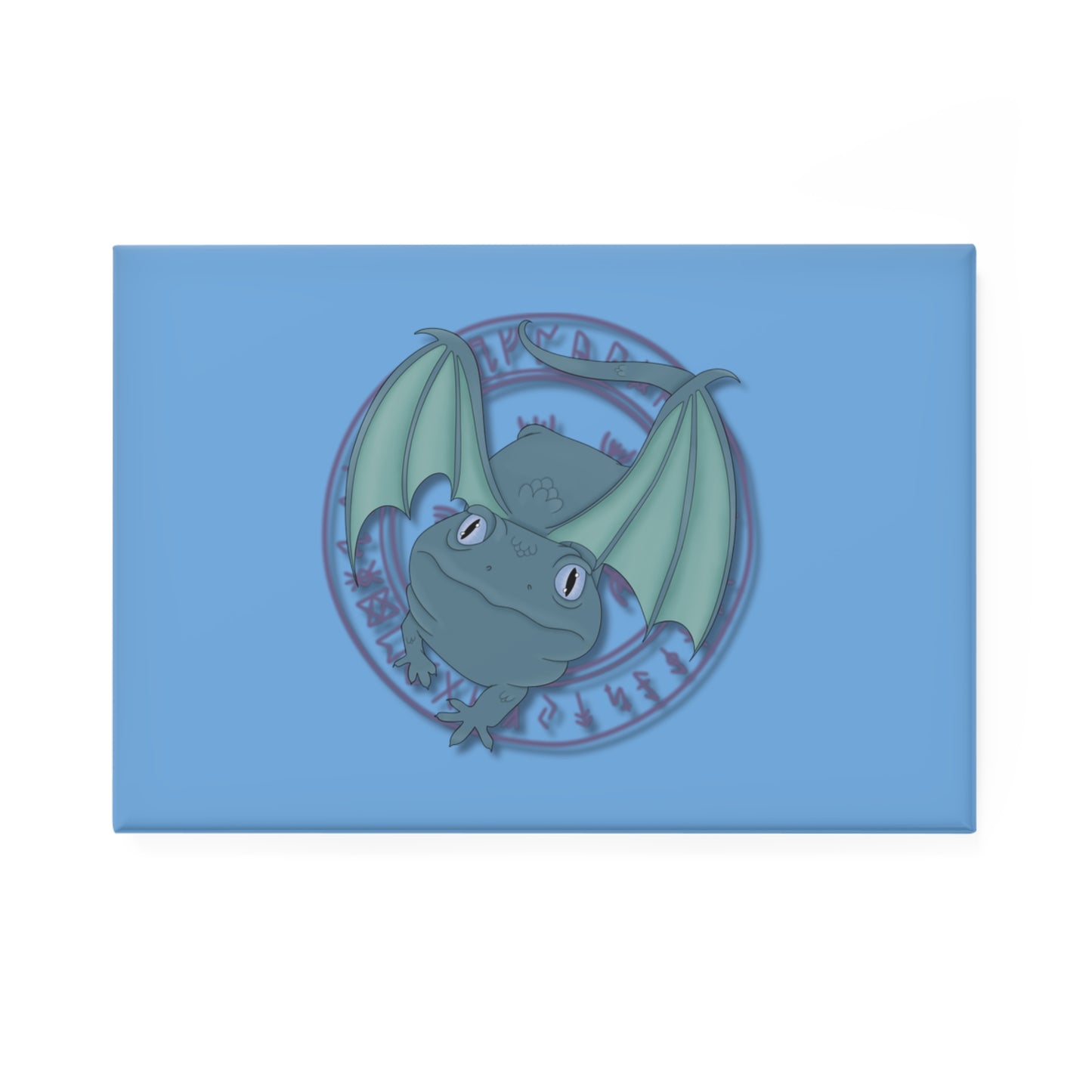 Baby Dragon Button Magnet