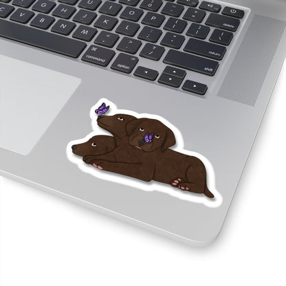 Cerberus Puppy Kiss-Cut Stickers