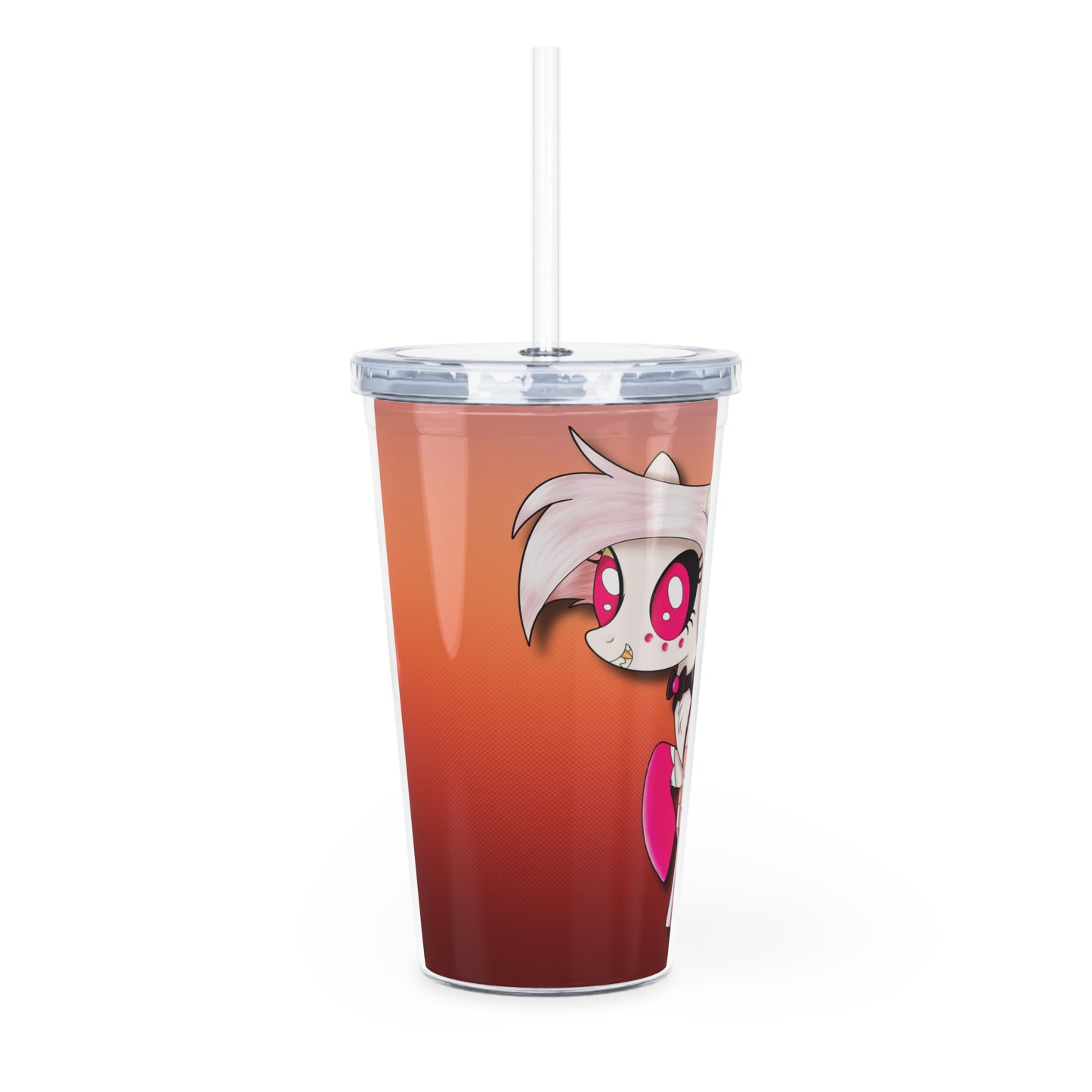 Pony Angel Dust Plastic Tumbler with Straw