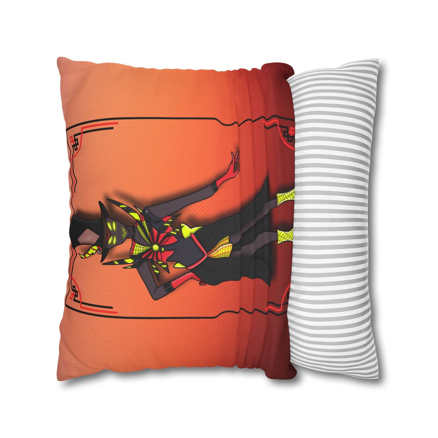 Space Warrior Zestial Spun Polyester Square Pillowcase