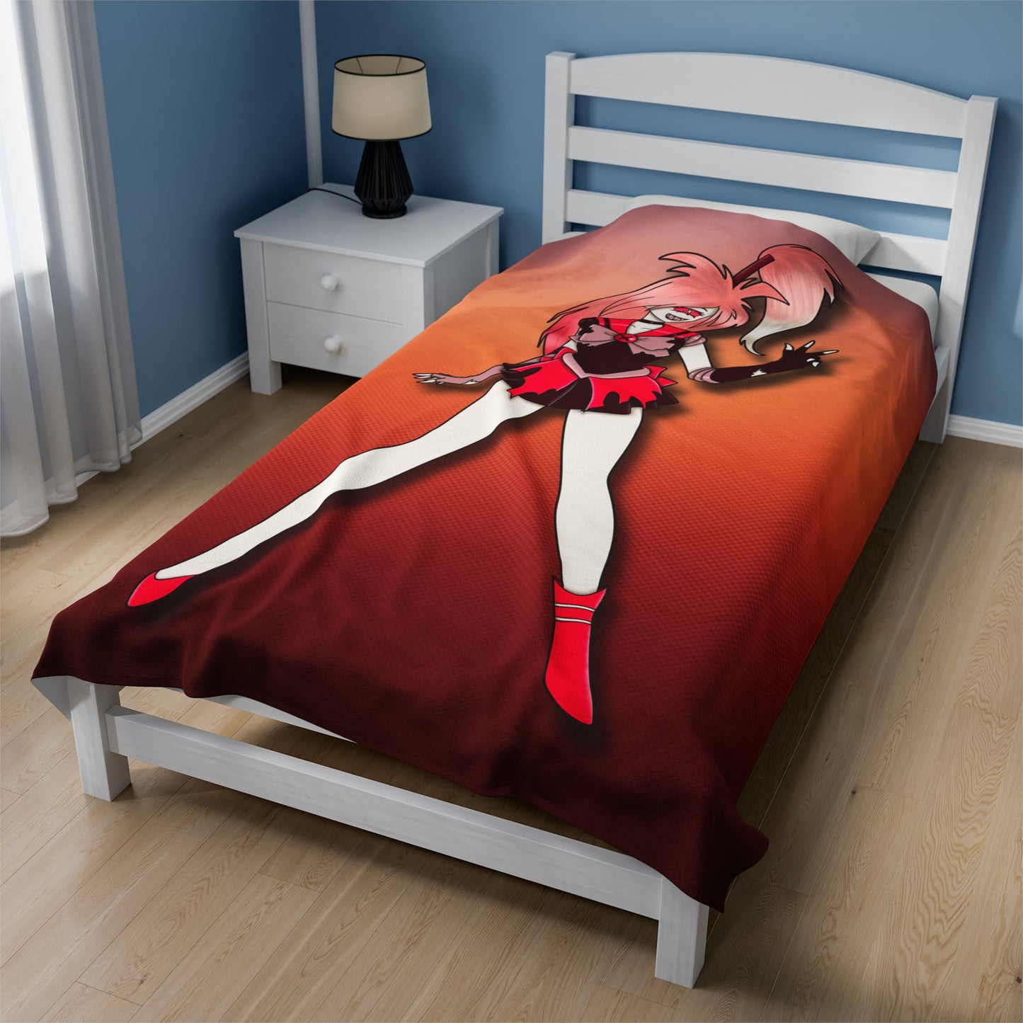 Space Warrior Cherri Bomb Velveteen Plush Blanket