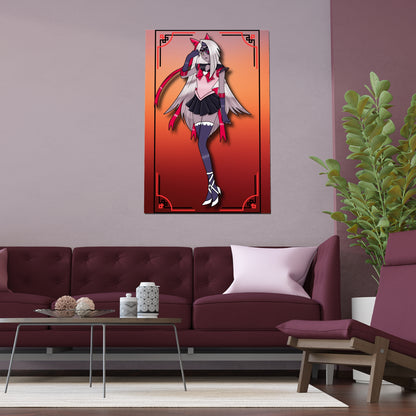 Space Warrior Vaggie Indoor and Outdoor Silk Posters