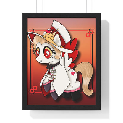 Pony Lucifer Vertical Framed Poster