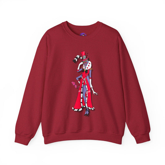 Space Warrior Valentino Heavy Blend™ Crewneck Sweatshirt