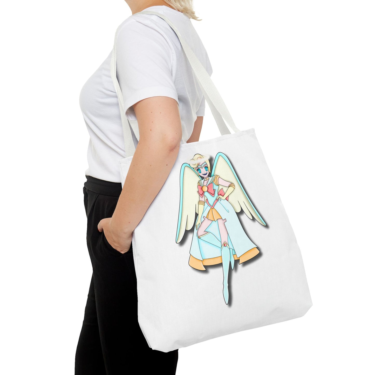 Space Warrior Saint Peter Tote Bag