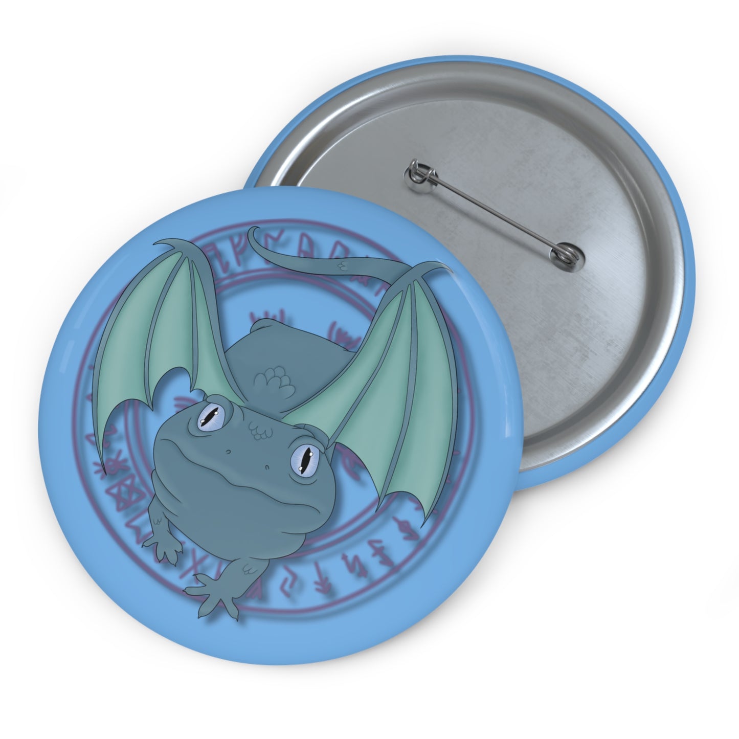 Baby Dragon Pin Buttons