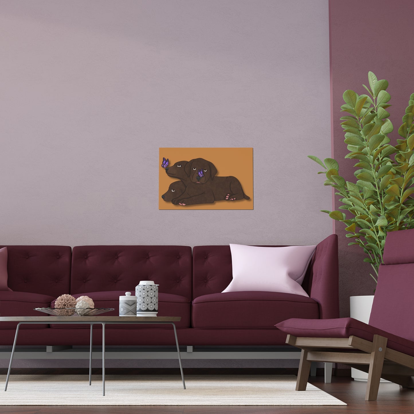 Cerberus Puppy Indoor and Outdoor Silk Posters