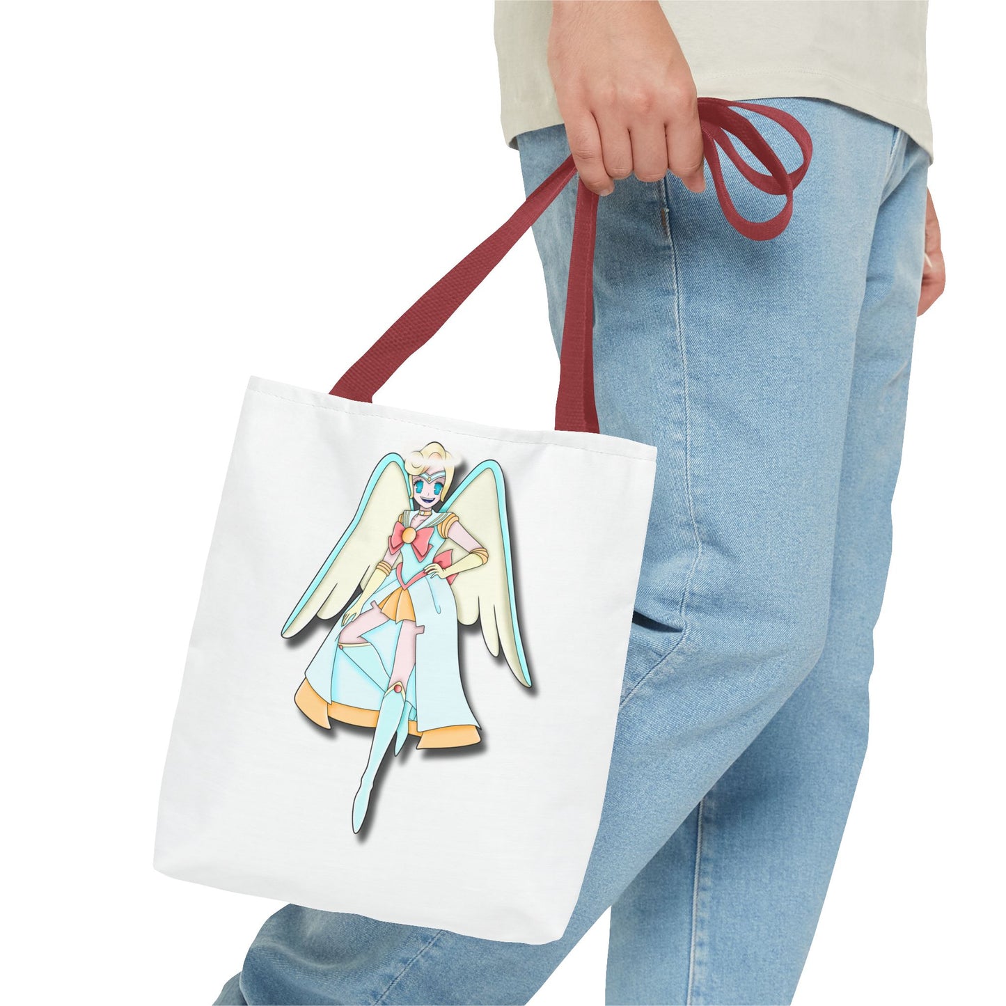 Space Warrior Saint Peter Tote Bag