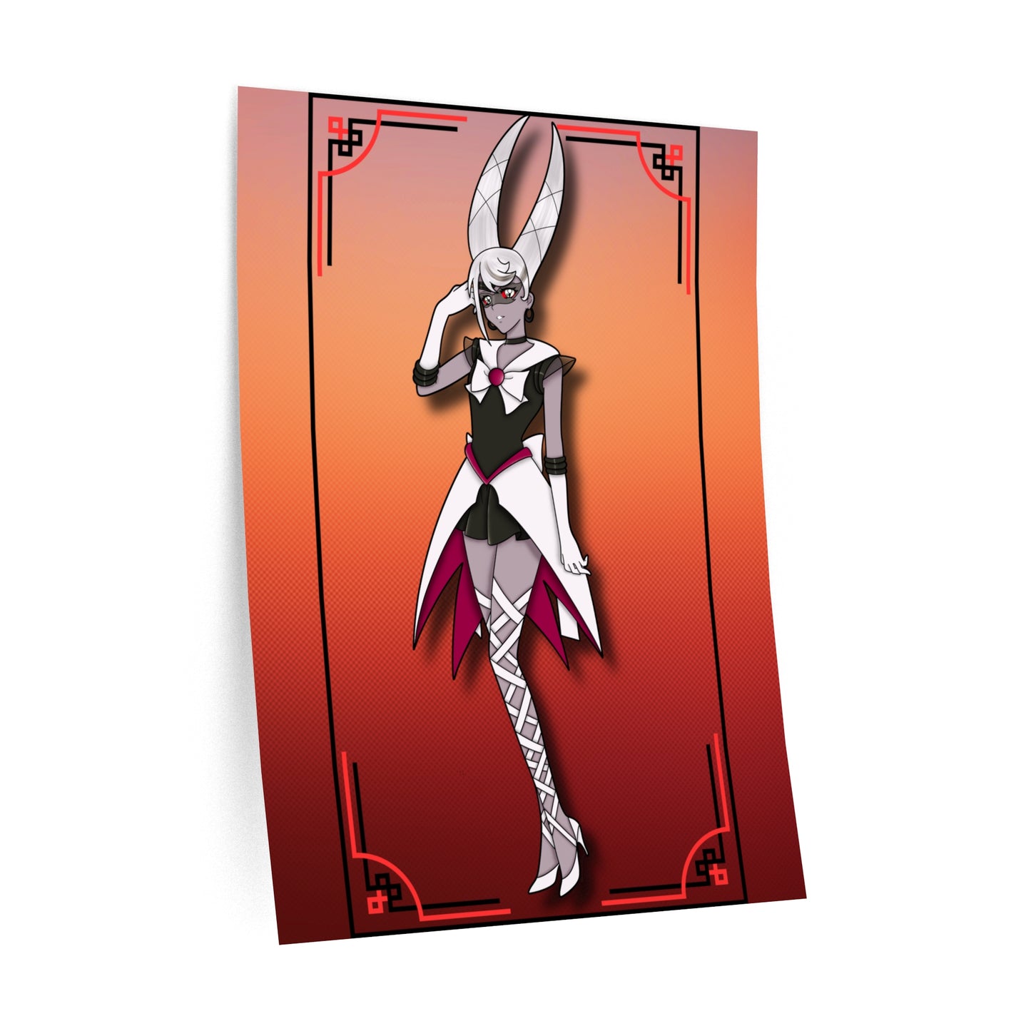 Space Warrior Carmilla Wall Decals