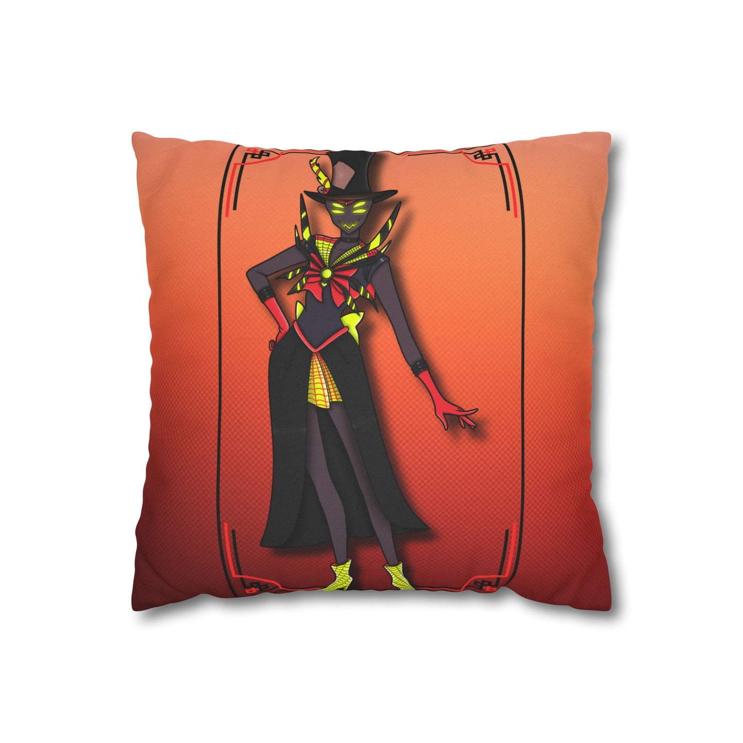 Space Warrior Zestial Spun Polyester Square Pillowcase