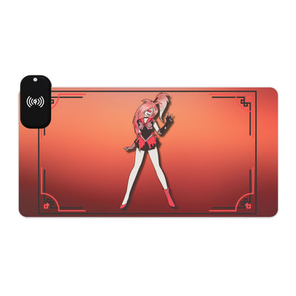 Space Warrior Cherri Bomb LED Gaming Mouse Pad