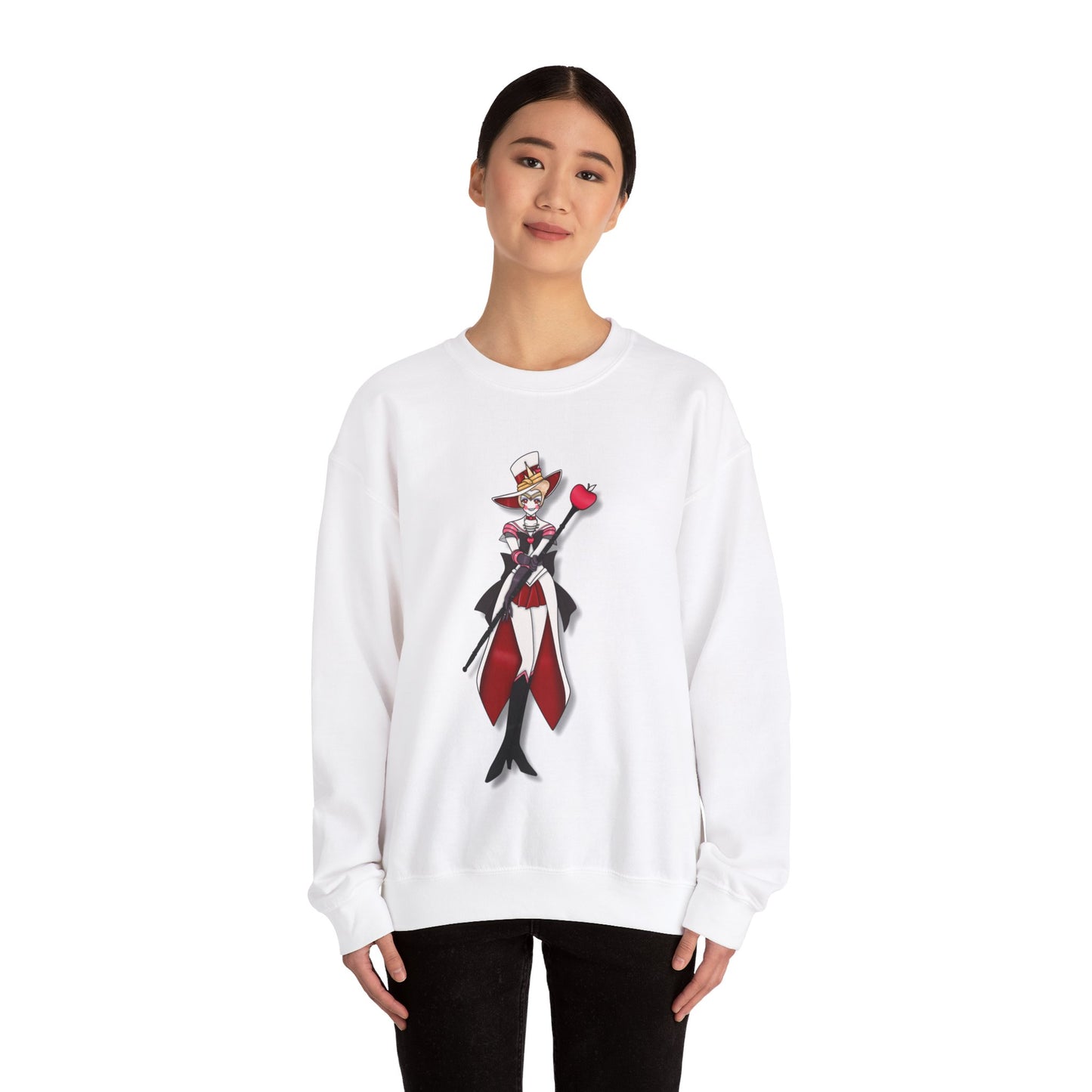 Space Warrior Lucifer Heavy Blend™ Crewneck Sweatshirt