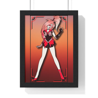 Space Warrior Cherri Bomb Vertical Framed Poster