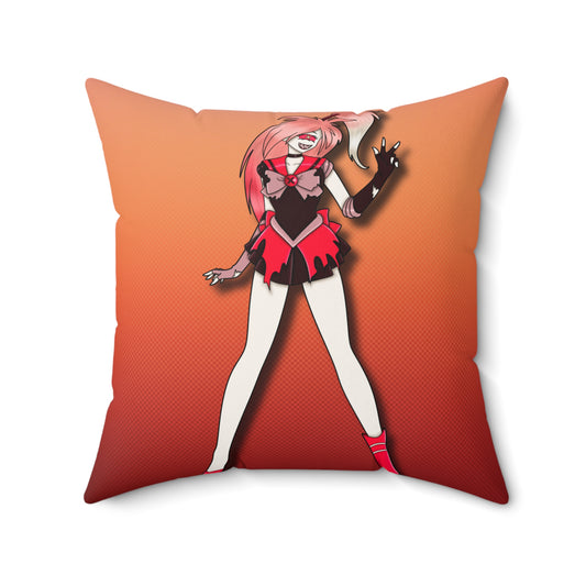 Space Warrior Cherri Bomb Spun Polyester Square Pillow