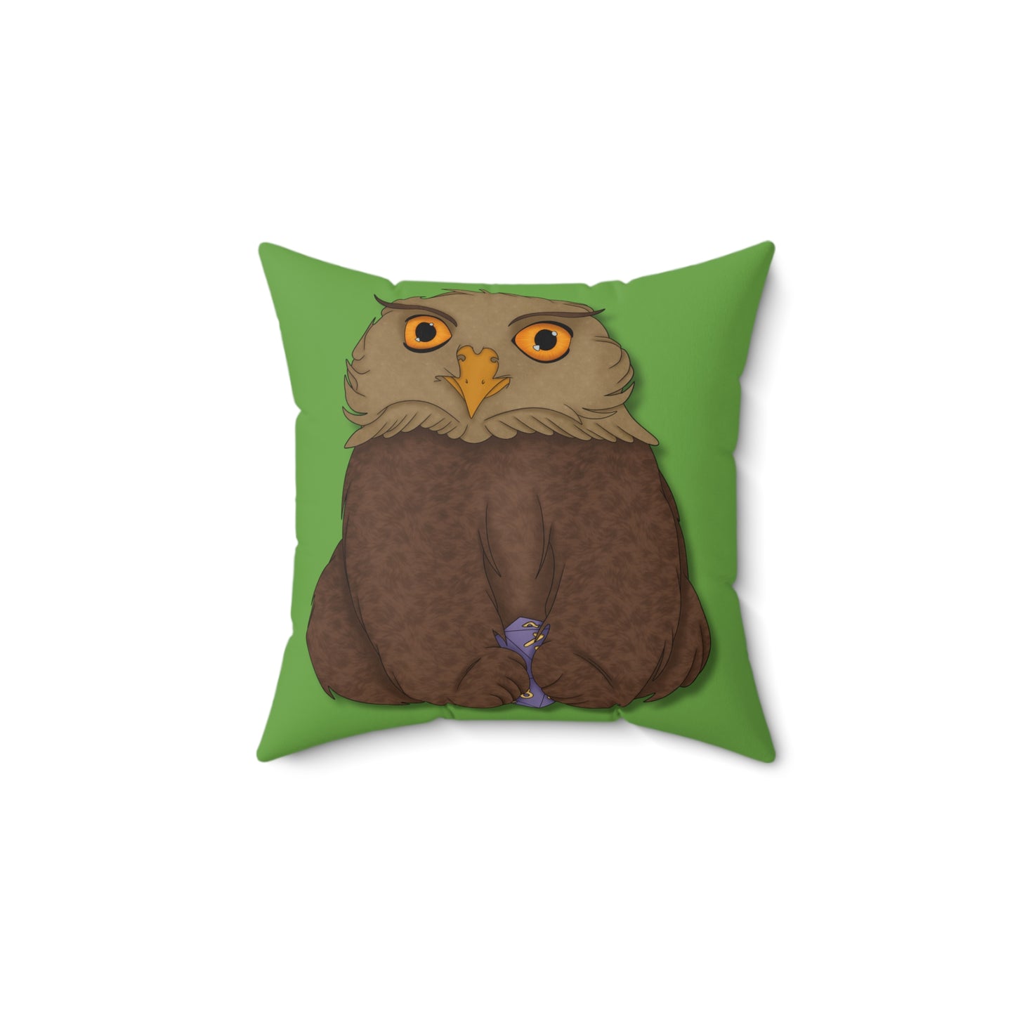 Owlbear Cub Spun Polyester Square Pillow