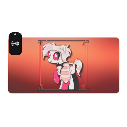 Pony Angel Dust LED Gaming Mouse Pad