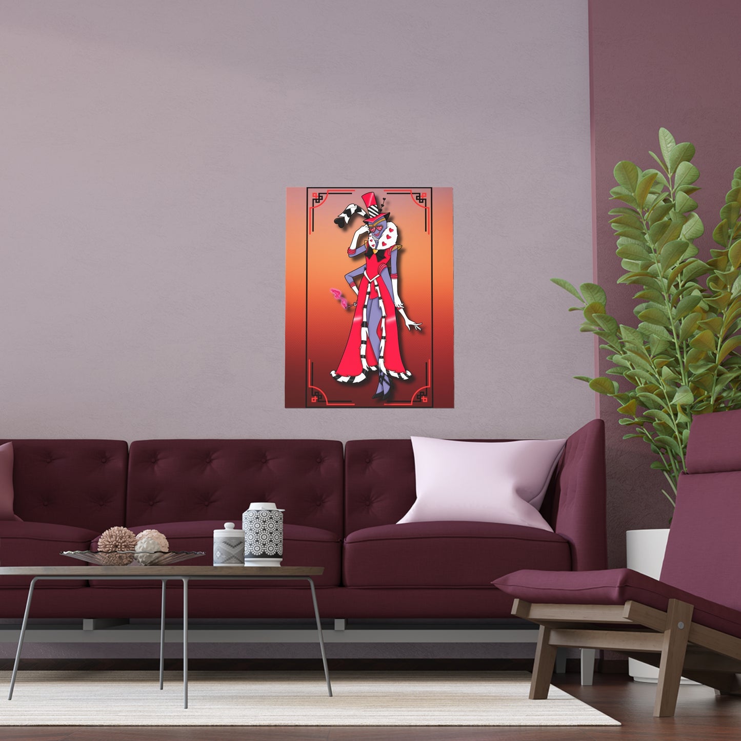 Space Warrior Valentino Indoor and Outdoor Silk Posters