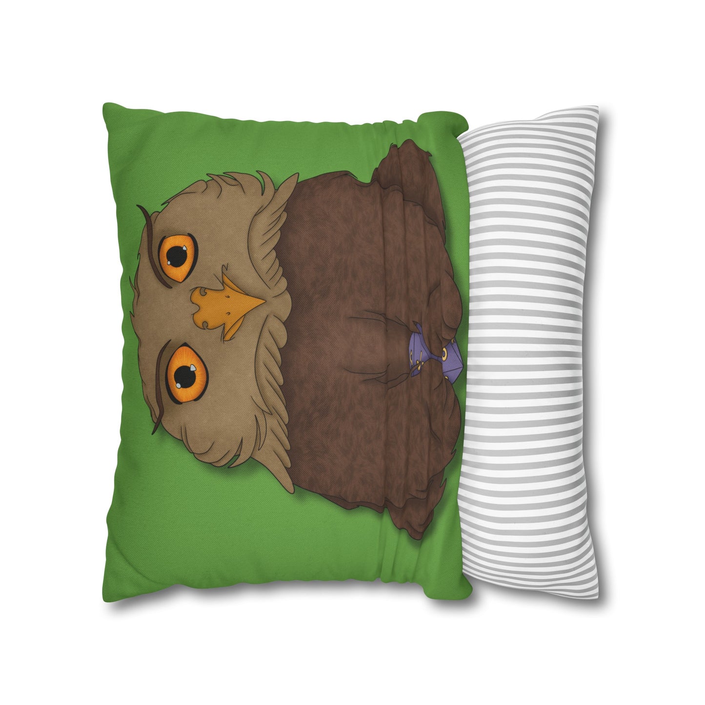 Owlbear Cub Spun Polyester Square Pillowcase