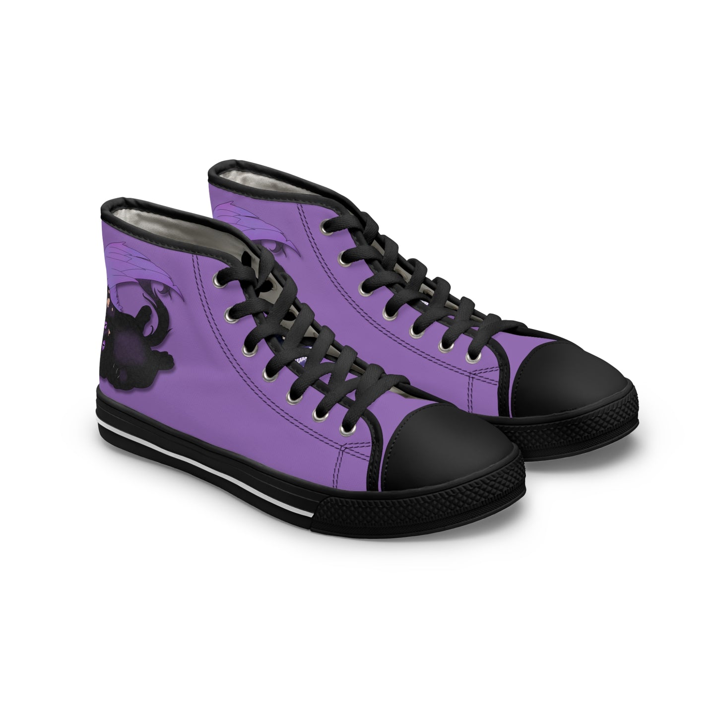 Winged Kitten Women's High Top Sneakers