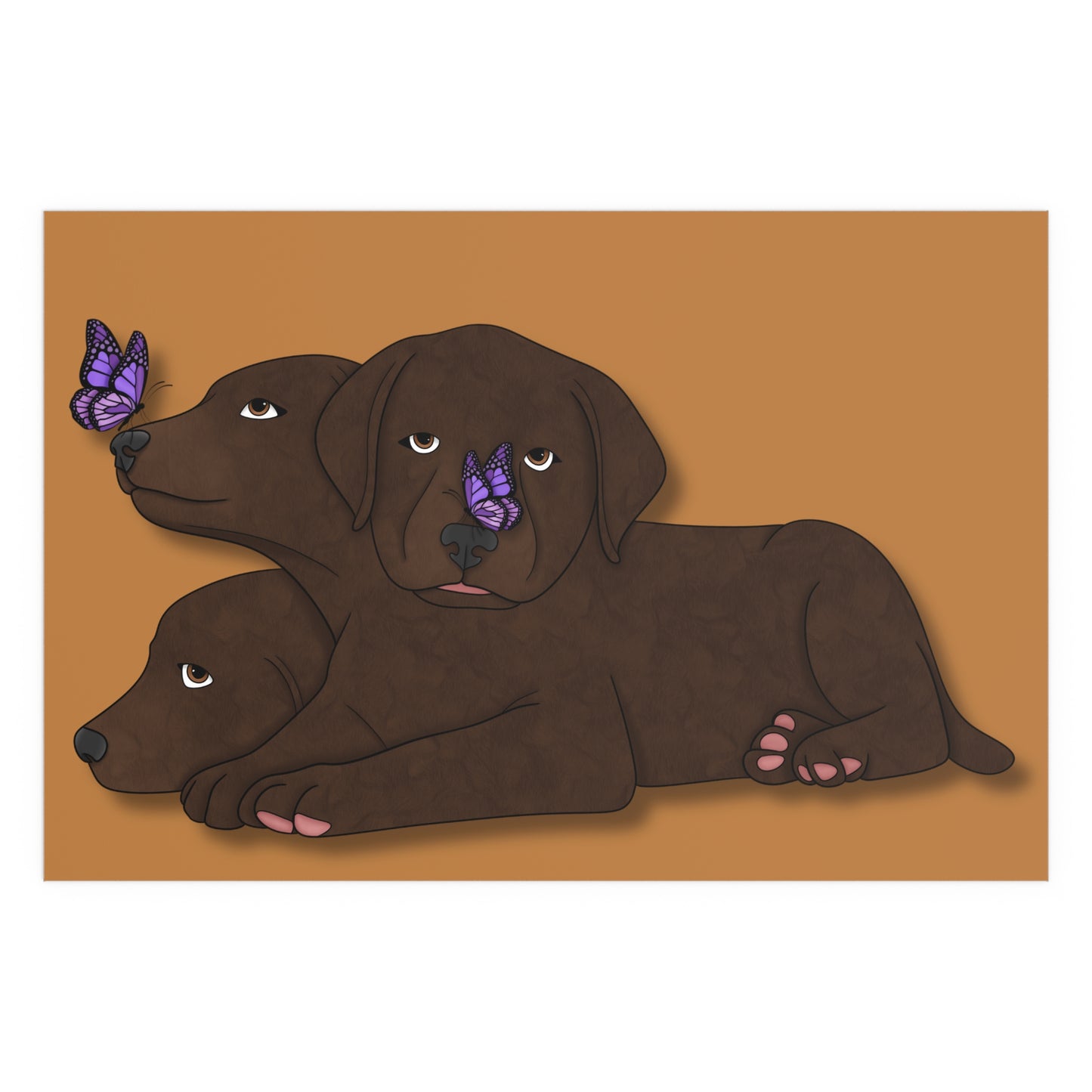 Cerberus Puppy Indoor and Outdoor Silk Posters