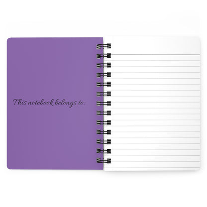 Winged Kitten Spiral Bound Journal