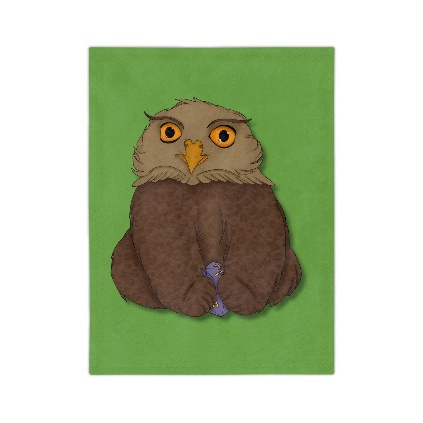 Owlbear Cub Velveteen Microfiber Blanket