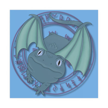 Baby Dragon Indoor and Outdoor Silk Posters