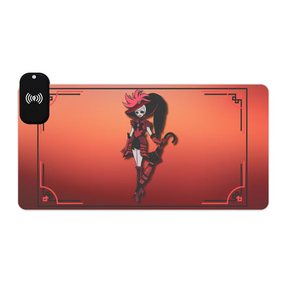 Space Warrior Rosie LED Gaming Mouse Pad