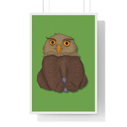 Owlbear Cub Vertical Framed Poster