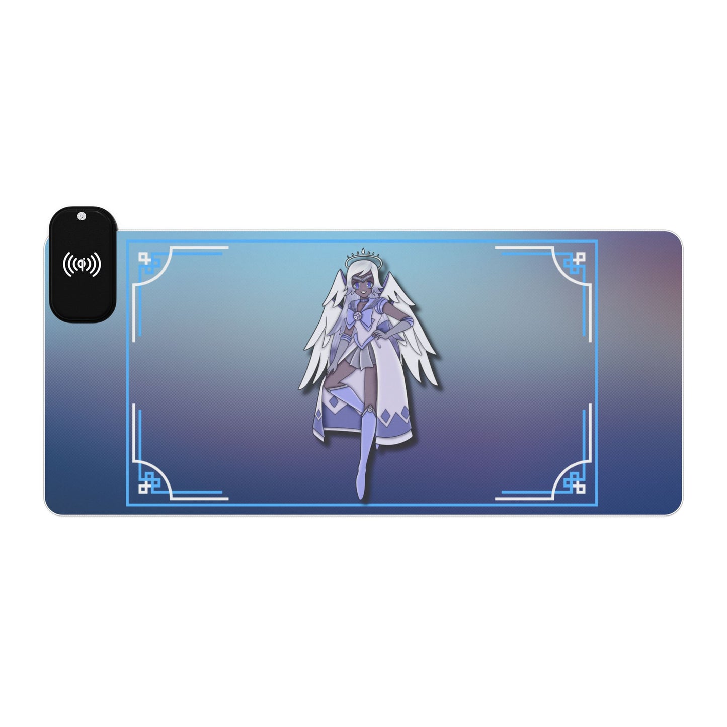 Space Warrior Emily LED Gaming Mouse Pad