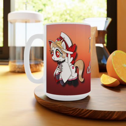 Pony Lucifer White Ceramic Mug