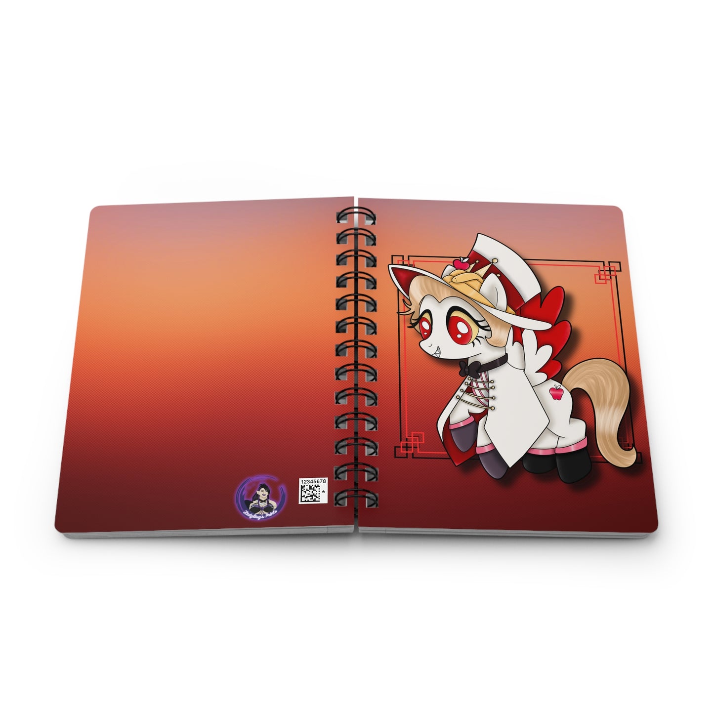 Pony Lucifer Spiral Bound Journal