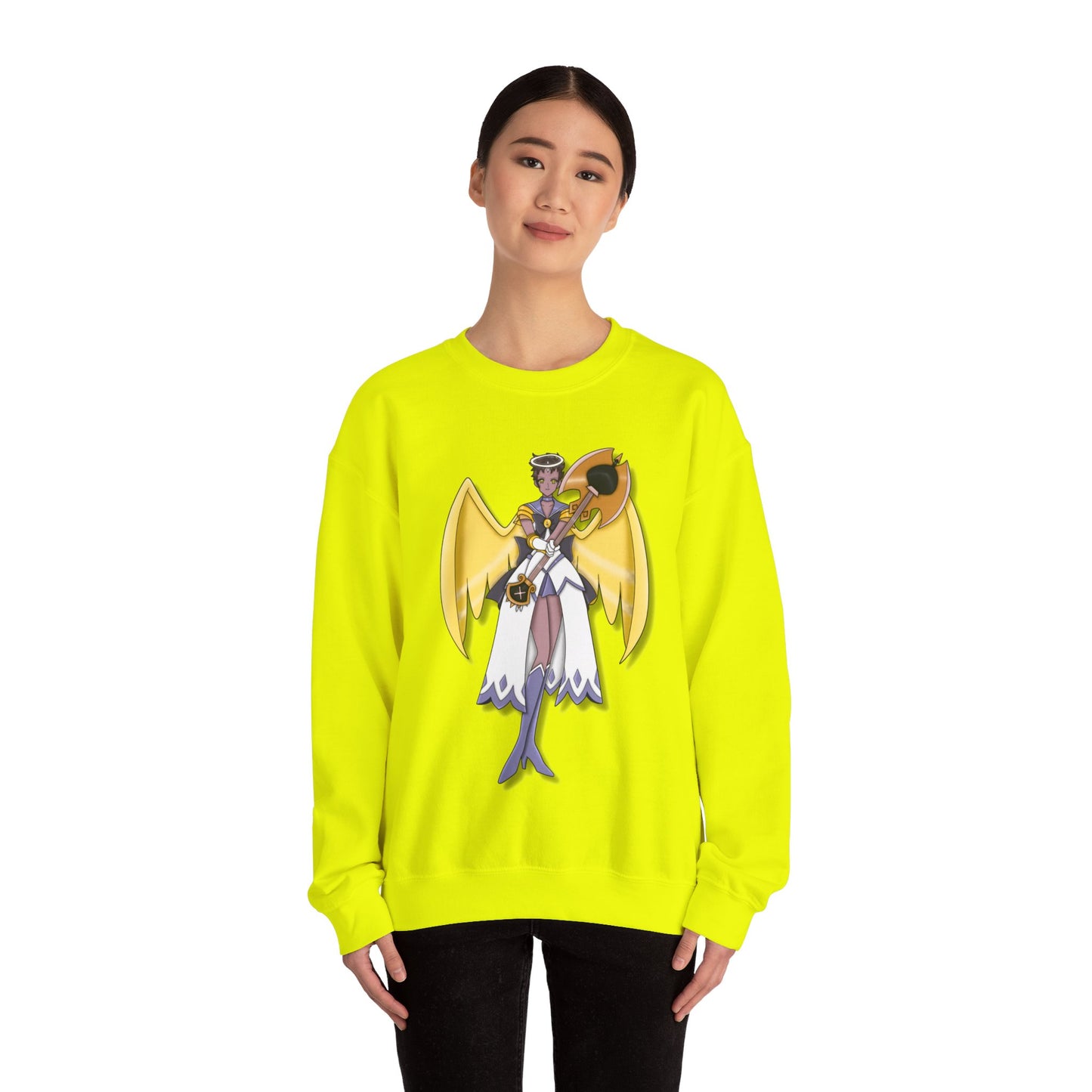 Space Warrior Adam Heavy Blend™ Crewneck Sweatshirt