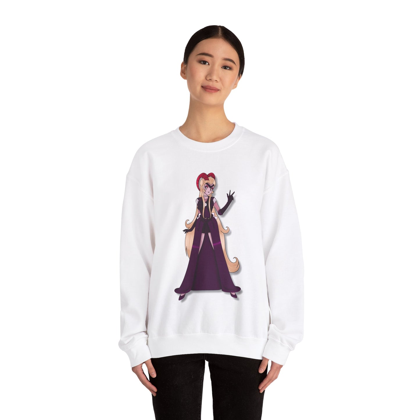 Space Warrior Lilith Heavy Blend™ Crewneck Sweatshirt