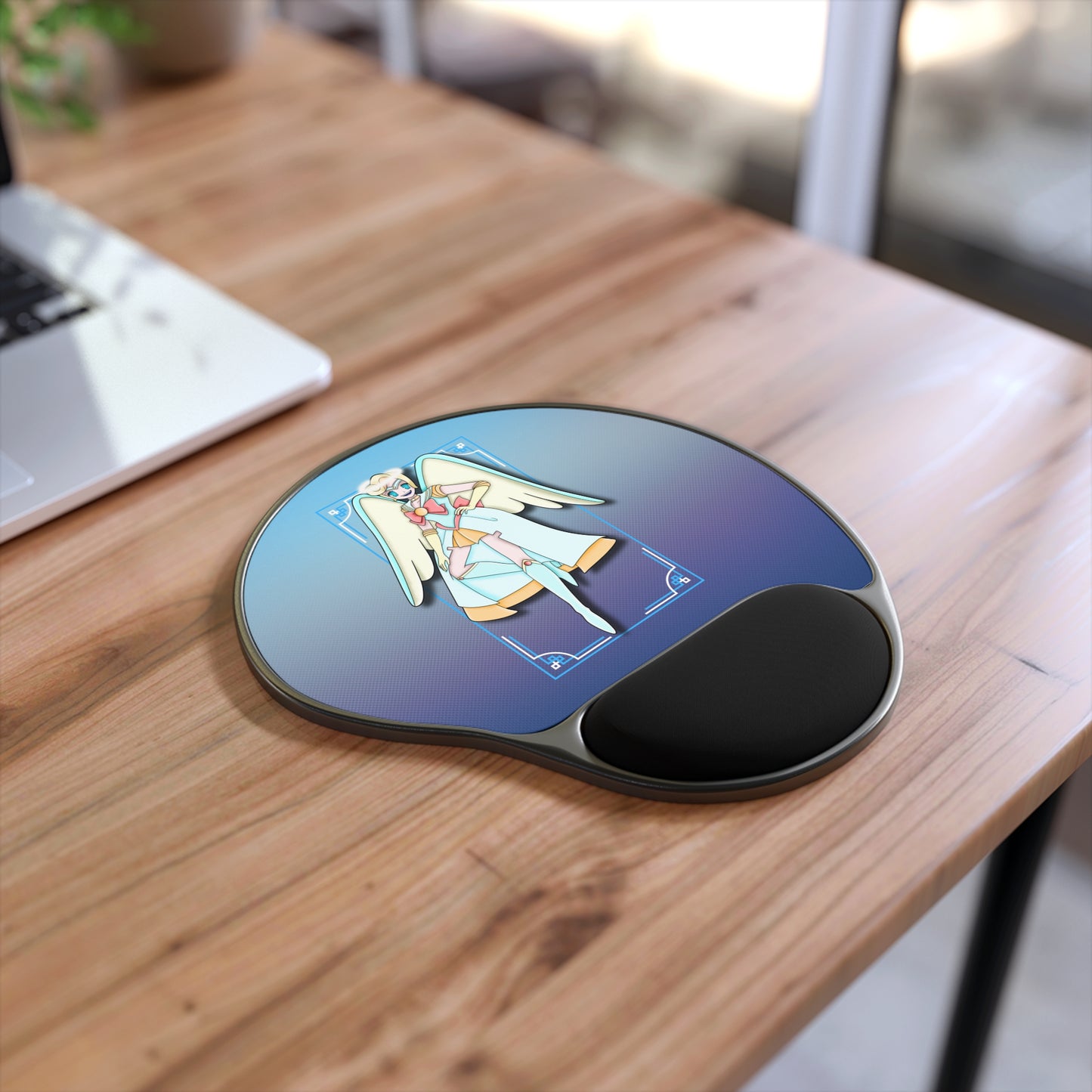 Space Warrior Saint Peter Mouse Pad With Wrist Rest