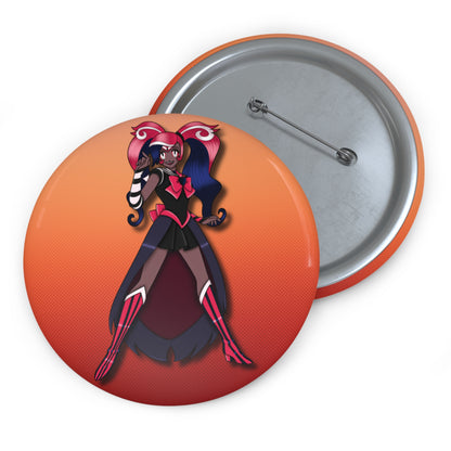 Space Warrior Velvette Pin Button