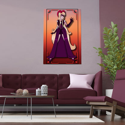 Space Warrior    Lilith Indoor and Outdoor Silk Posters