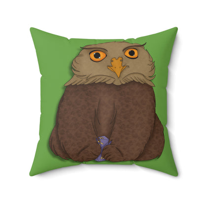 Owlbear Cub Spun Polyester Square Pillow